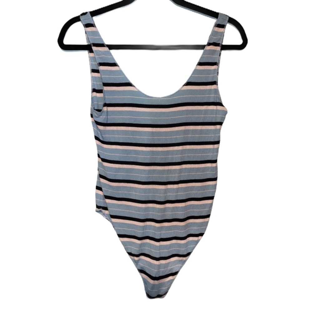 Free People Striped Bodysuit